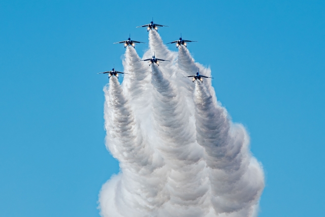 日本三景の日ブルーインパルス2025どこで見れる？穴場スポットや撮影スポットを徹底解説